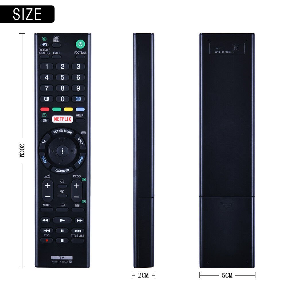 RMT-TX100A RMTTX100A Replacement Remote Control,Proxima Direct fit for Sony Bravia TV KD-75X8500C KD-65X8500C KD-49X8500C KD-55X8500C KD-49X8300C KD-43X8300C KD-43X8500C KD-55X9000C KD-65X9000C - Office Catch