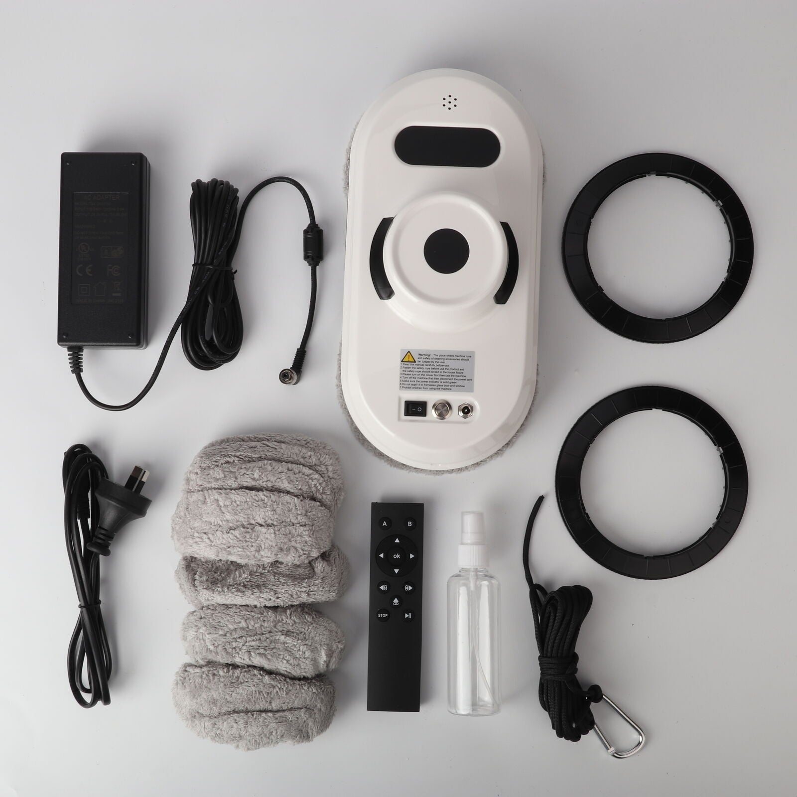 Robot Glass Window Cleaner Anti Falling Remote Control - Office Catch