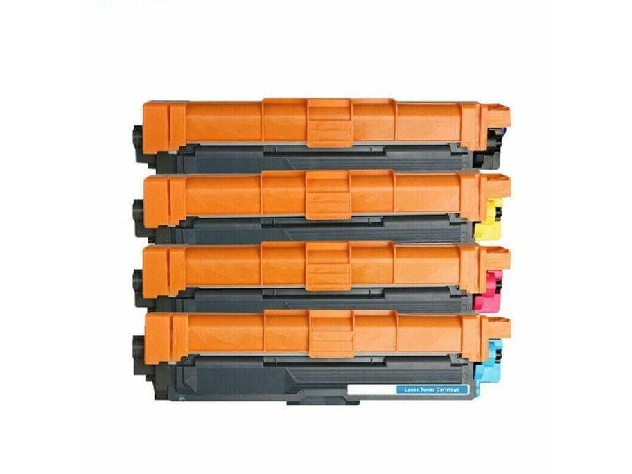 Four-colour compatible toner cartridge set for Brother laser printers