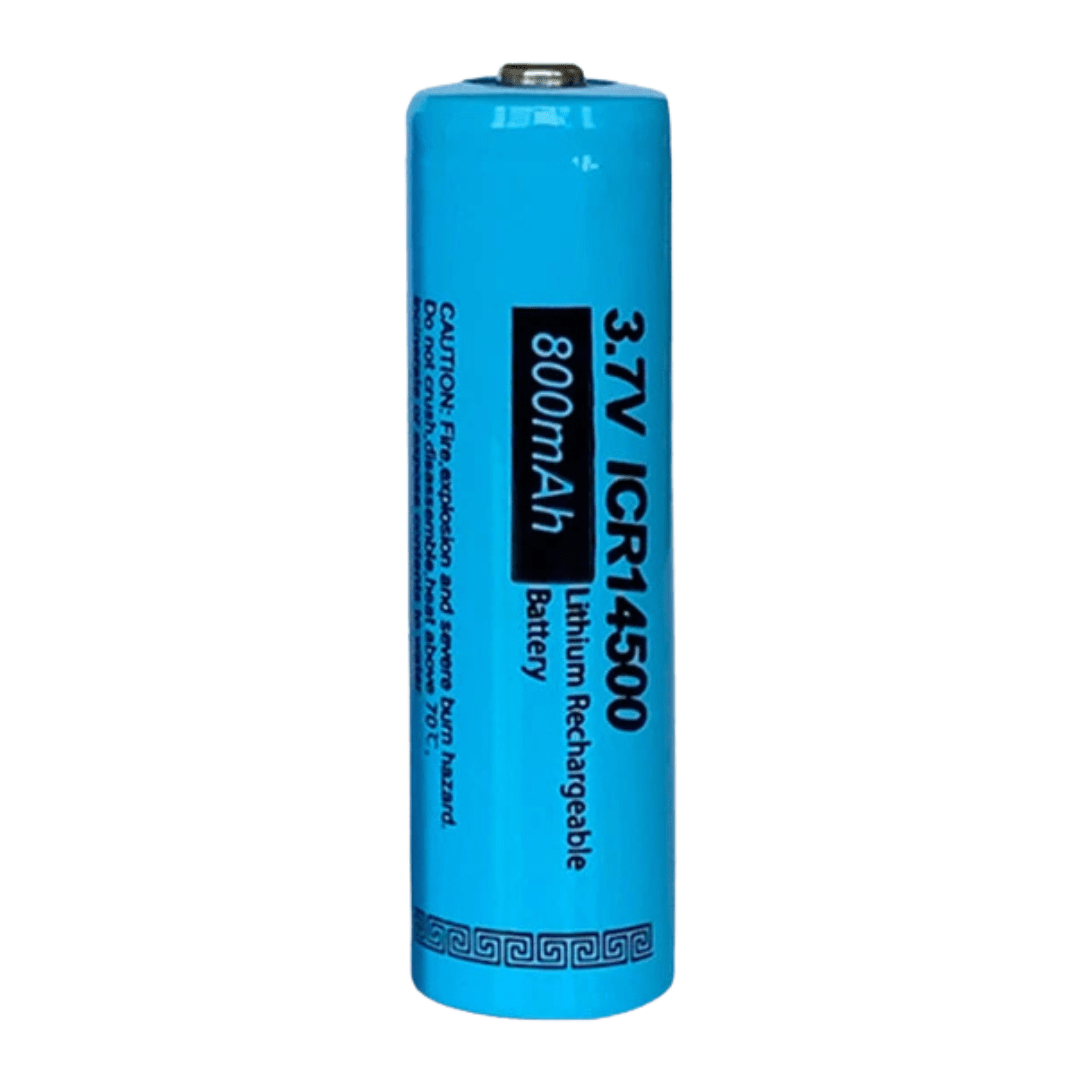 [1 Pack] 14500 3.7V 800mAh AA Li - ion Button Top Batteries | Rechargeable Cells for Flashlights, Headlamps & Torch Lights (Copy) (Copy) - Office Catch
