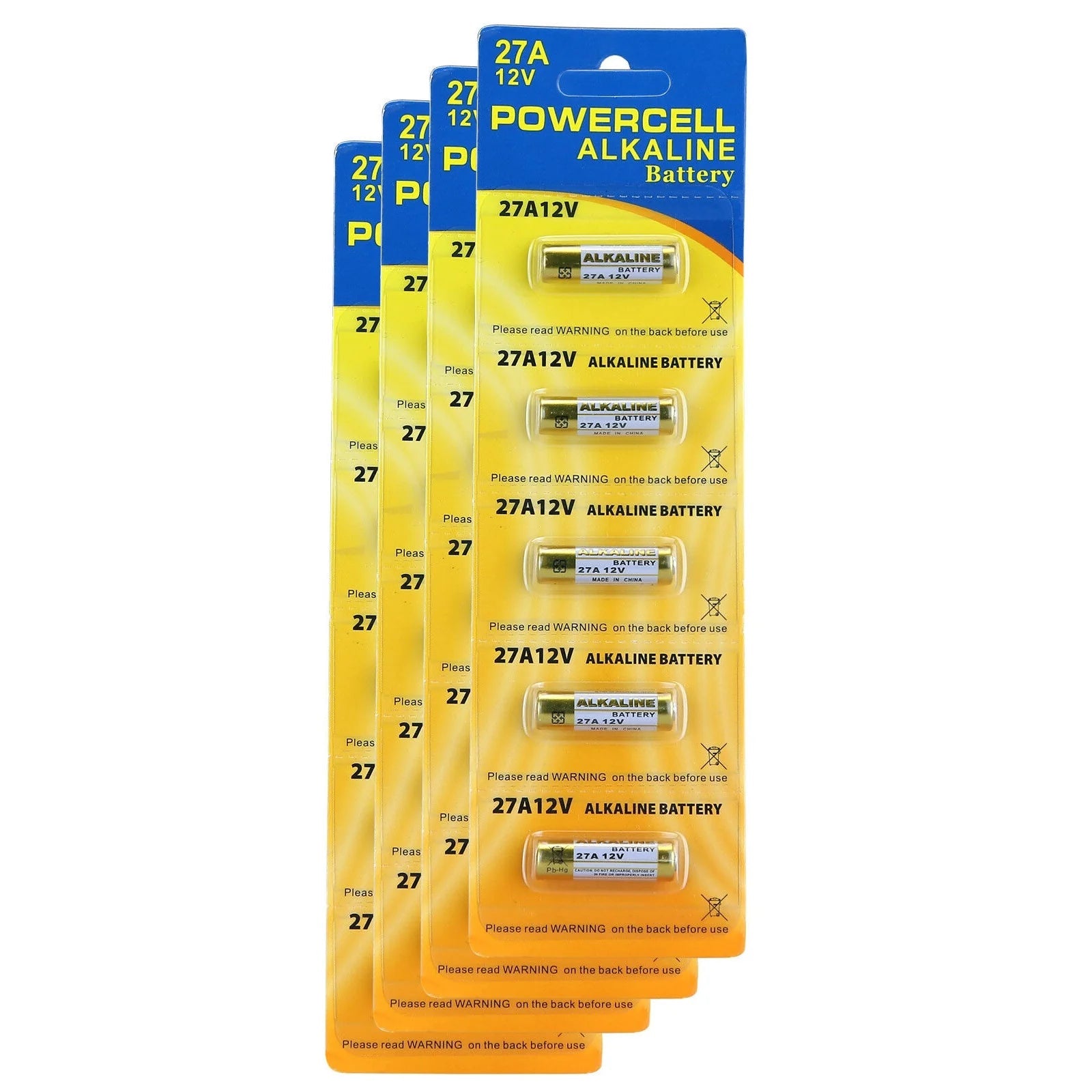 10X Alkaline Batteries 27A 12V MN27 LR27A A27 L828 V27GA Battery Garage Remote - Office Catch