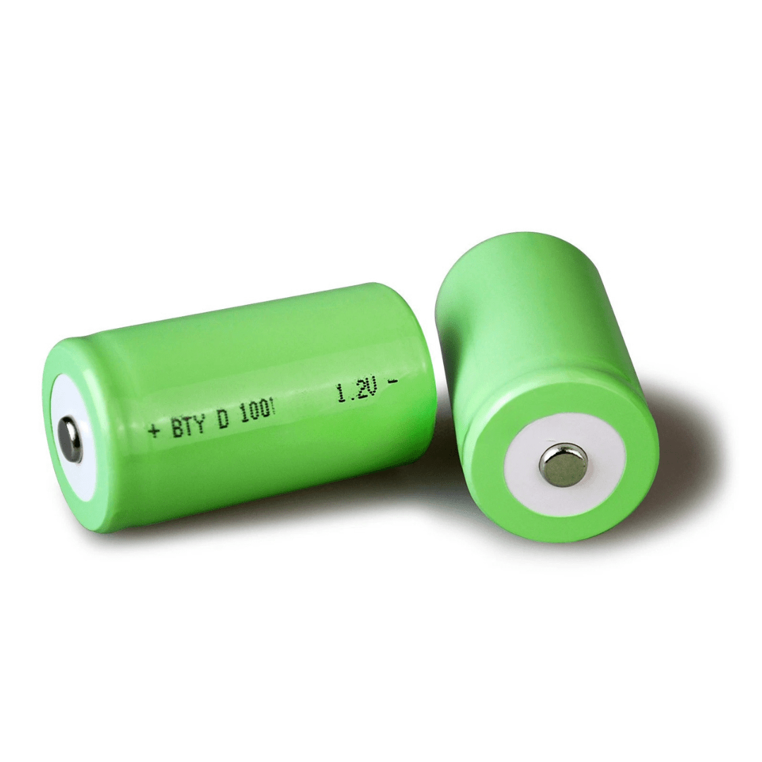 [2 Pack] 10000mAh D Size Ni - MH Rechargeable Batteries | High - Capacity 1.2V D - Cell Power Set (1000+ Cycles) - Office Catch