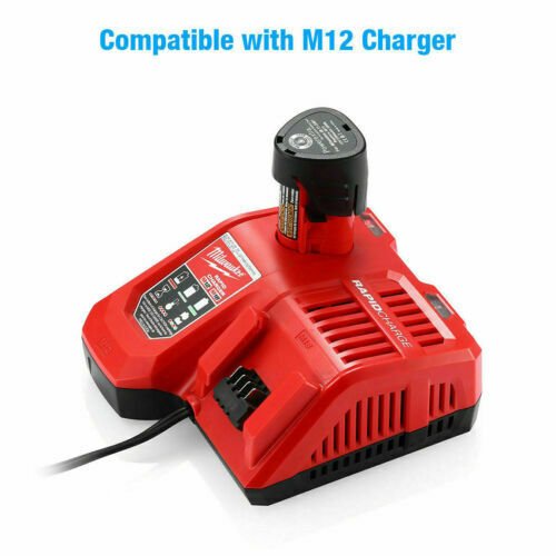 2 Pack | 12V 3.5Ah For Milwaukee M12 M12B3 LITHIUM Cordless Battery 48 - 11 - 2401 2440 3.5A - Office Catch