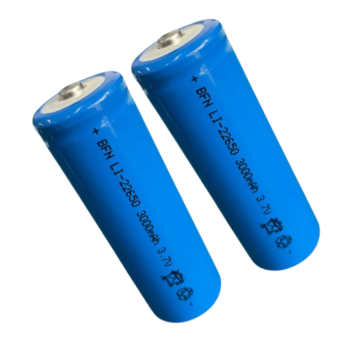 [2 Pack] 22650 3.7V 3000mAh Li - Ion Rechargeable Battery - Office Catch