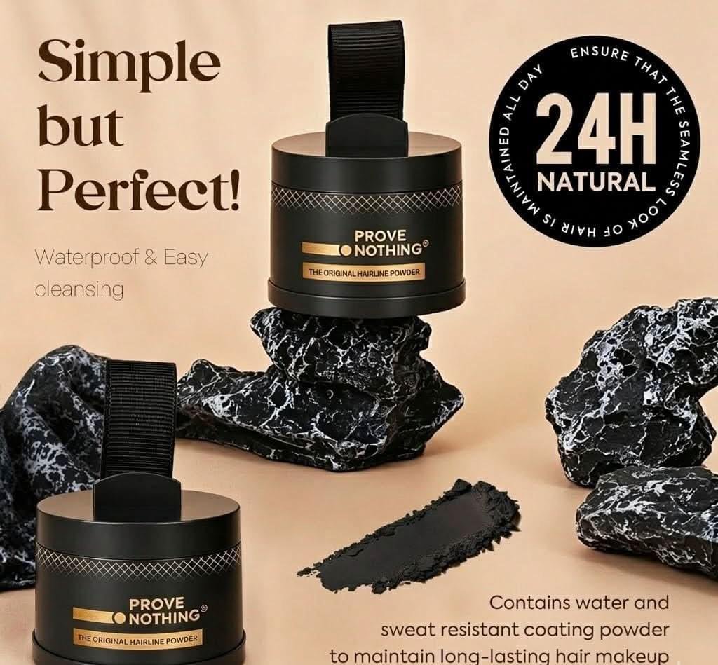 2 Pack] Hairline Powder Instantly Conceals Hair Loss – Root Touch Up Powder | Gray Hair Cover Up for Women & Men | Hair Fibers for Thinning Hair | Stain - Proof 48 Hours (Black) - Office Catch