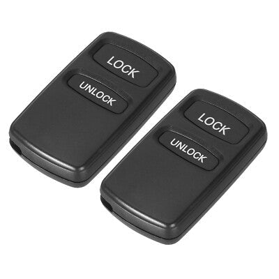 [2 Pack] Mitsubishi Remote Key Shell Replacement – 2 Button Aftermarket Case for Lancer, Outlander, Pajero, Challenger, Nimbus - Office Catch