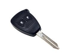 [2 Pack] Replacement Key Shell for Jeep Grand Cherokee KK 2008–2012 – 3 Button Remote Case with Blank Key Blade - Office Catch