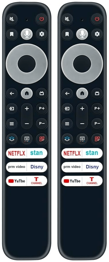 [2 Pack] Replacement RC902V FAR1 Voice Remote Control for TCL 4K/8K Smart TVs (C835, C635, P735, X925, C735 Series) - Office Catch