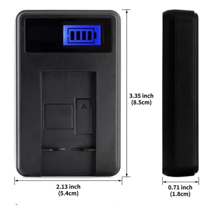 2x NB - 13L 1250mAh Batteries + Smart LCD USB Charger for Canon PowerShot G7X, G7X Mark II, G9X, G5X - Office Catch
