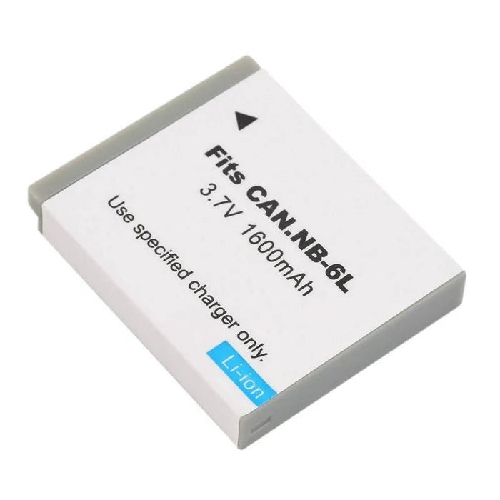 2x NB - 6L Batteries + Dual Charger for Canon PowerShot SX530, SX540, SX610, SX710, S90, S95, D10, D20 – Replacement Kit - Office Catch