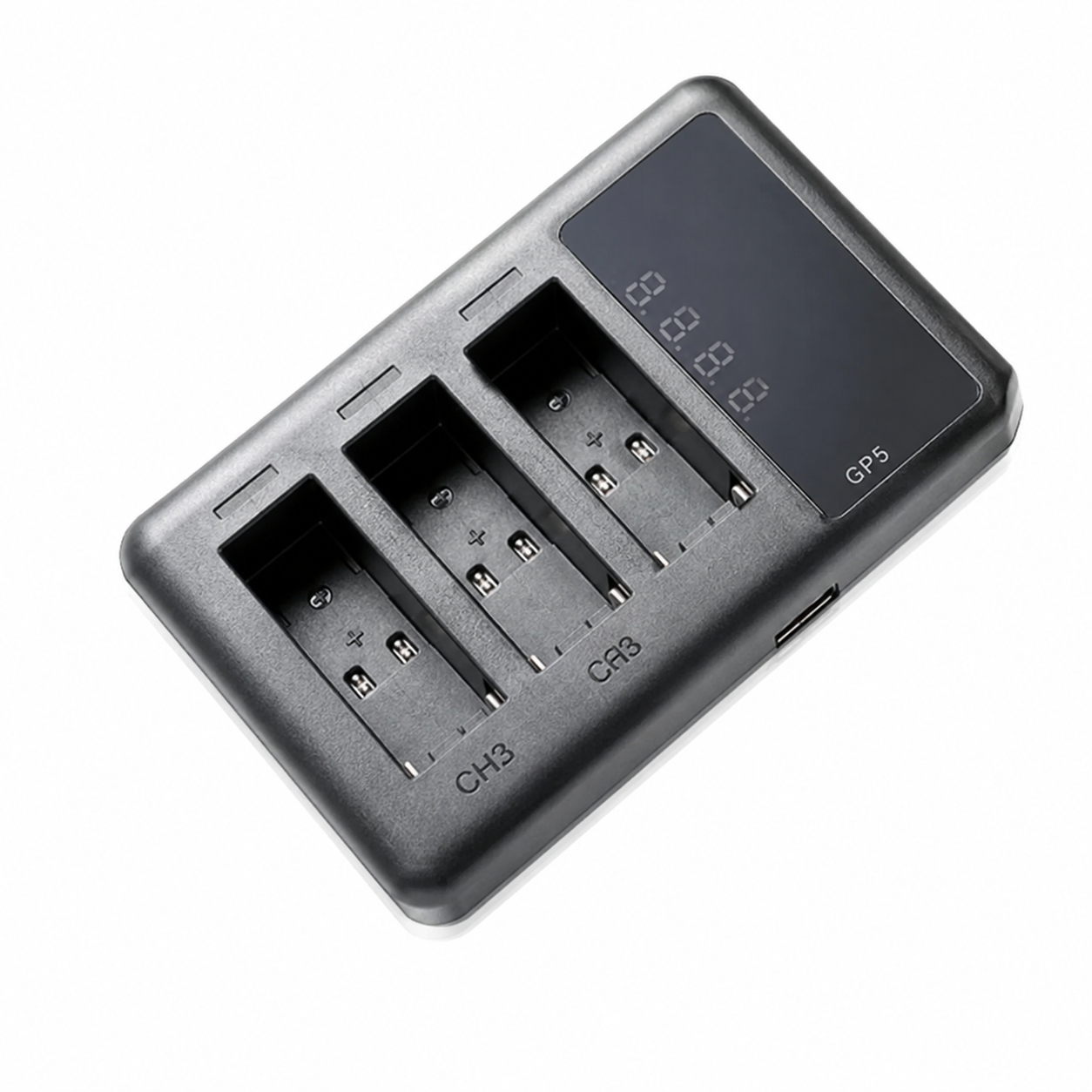 TAVICE Ultra Fast Charging USB Triple Battery Charger for GoPro HERO3 HERO3+ HERO4 Action Cameras | Charger Only Compact Fast USB
