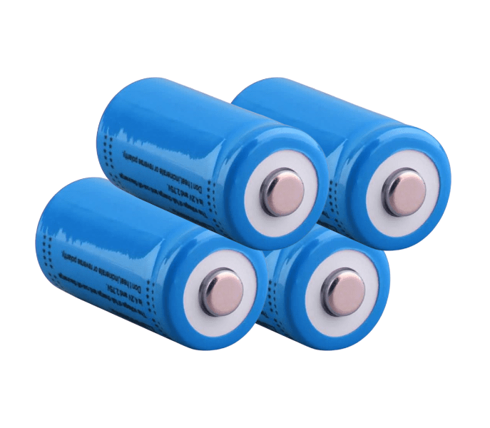 4 Batteriess CR123 CR123A battery rechargeable - Office Catch
