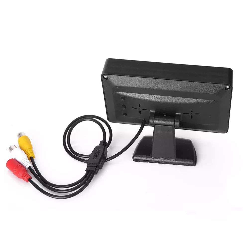 4.3" LCD Rear View Monitor with Reverse Camera – Night Vision, Waterproof, Easy Install Kit - Office Catch