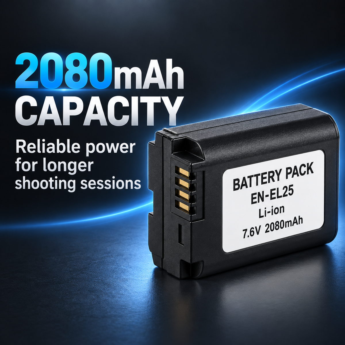 TAVICE EN-EL25 EN-EL25a Battery Compatible with Nikon Z30 Z50 Z50 II Z fc Cameras