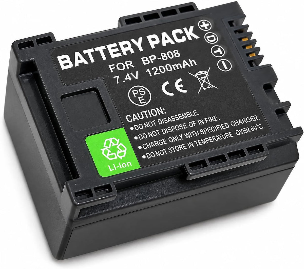 TAVICE BP-807 BP-807D BP-808 BP-808D BP-809 BP-809B BP-809S Replacement Battery Compatible with Canon Camcorders