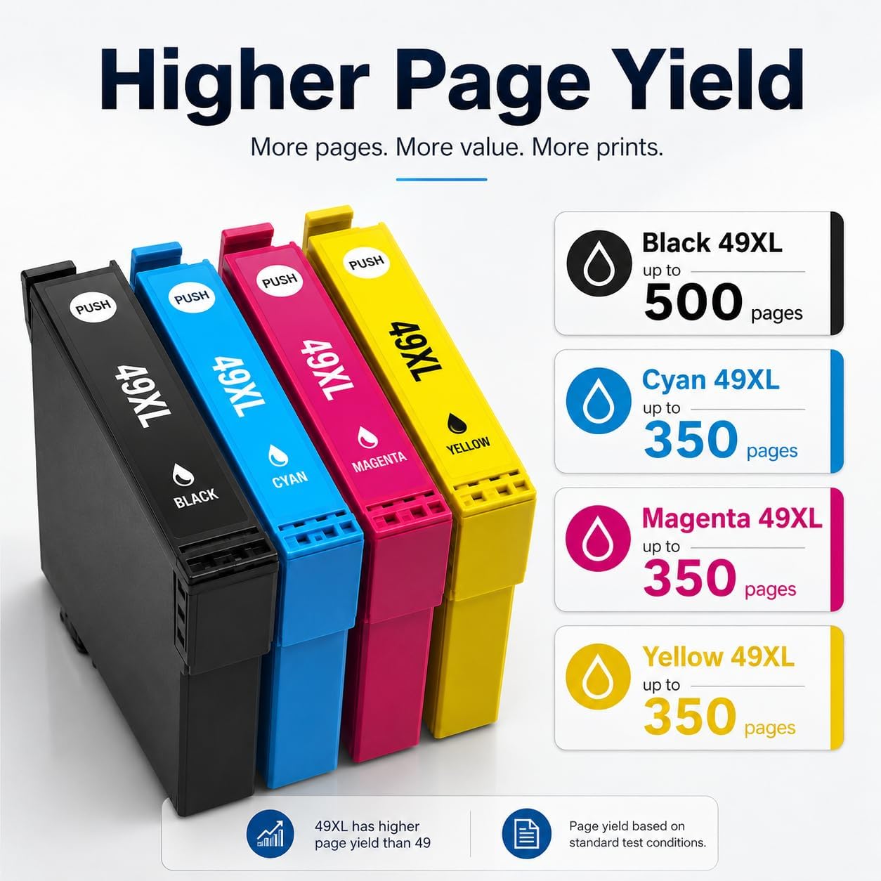 TAVICE 4X 49XL Ink Cartridges Compatible with Epson XP-2205 XP-4205 XP2205 XP4205