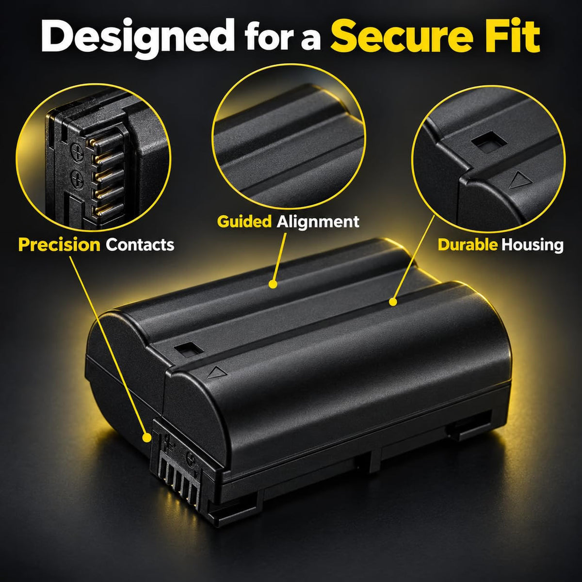 TAVICE EN-EL15C Replacement Battery Compatible with Nikon Z7 Mirrorless Camera