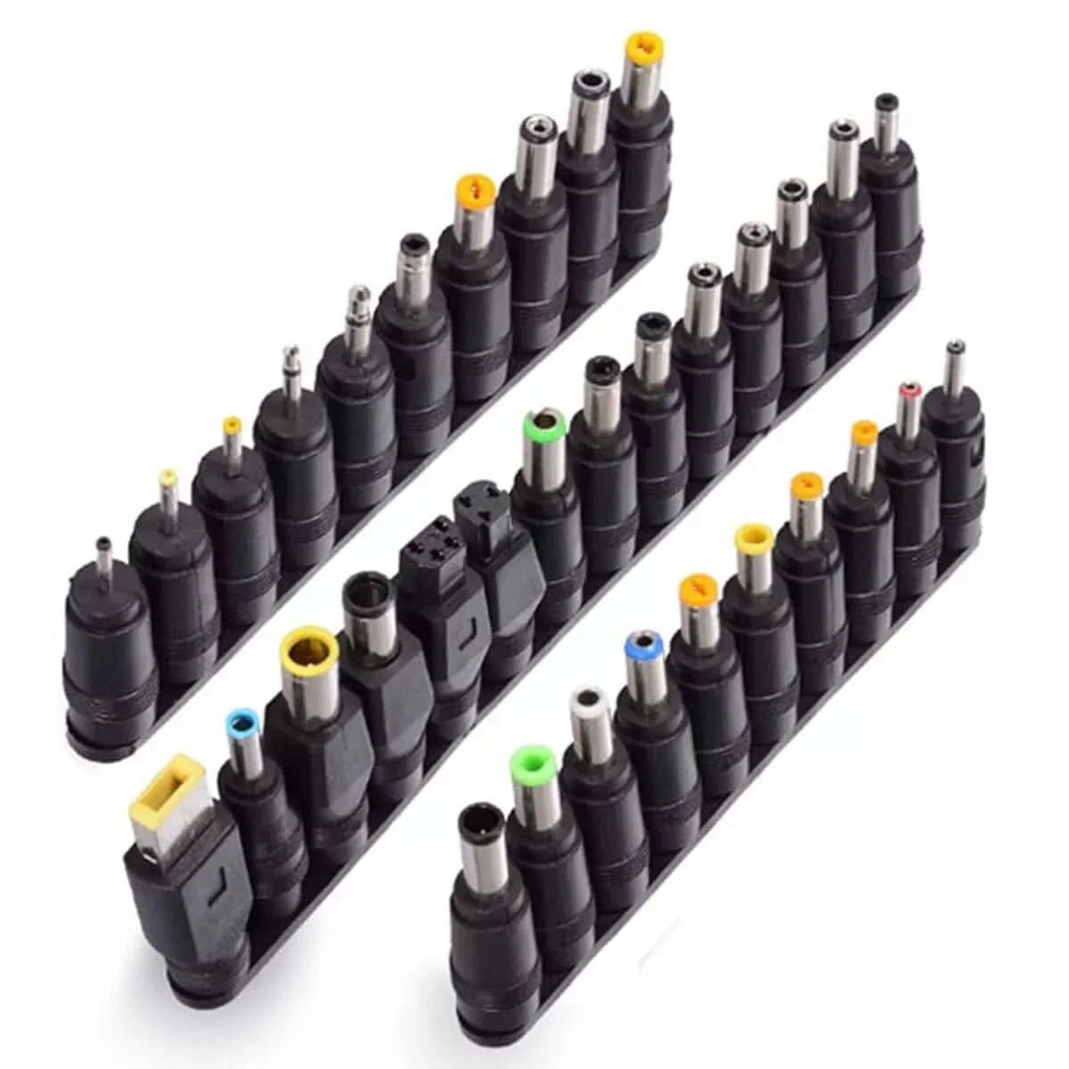 96W Universal Laptop Charger with 34 Interchangeable Tips – Multi Brand Notebook Power Supply (AU Plug) - Office Catch
