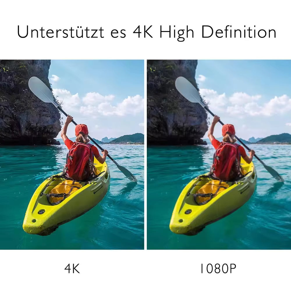 4K Action Cam with WiFi | Waterproof Sports Camera | 170° Wide Angle Lens| Remote Loop Recording | Motion Detection