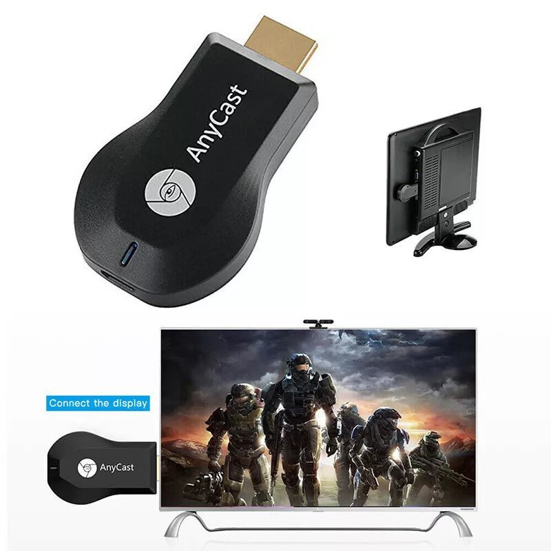AnyCast M2 Plus 4K WiFi Display Dongle – HDMI Media Player & TV Streaming Device - Office Catch