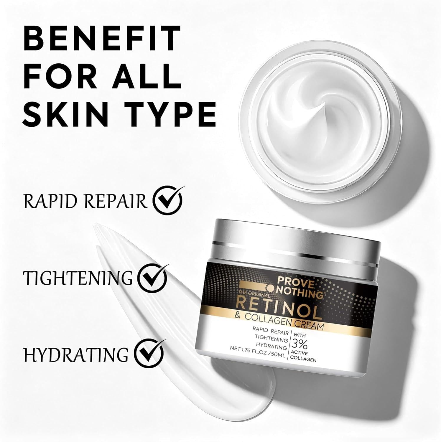 Australian Retinol Cream with Hyaluronic Acid, Anti Aging Anti Wrinkle [2 Pack] - Office Catch