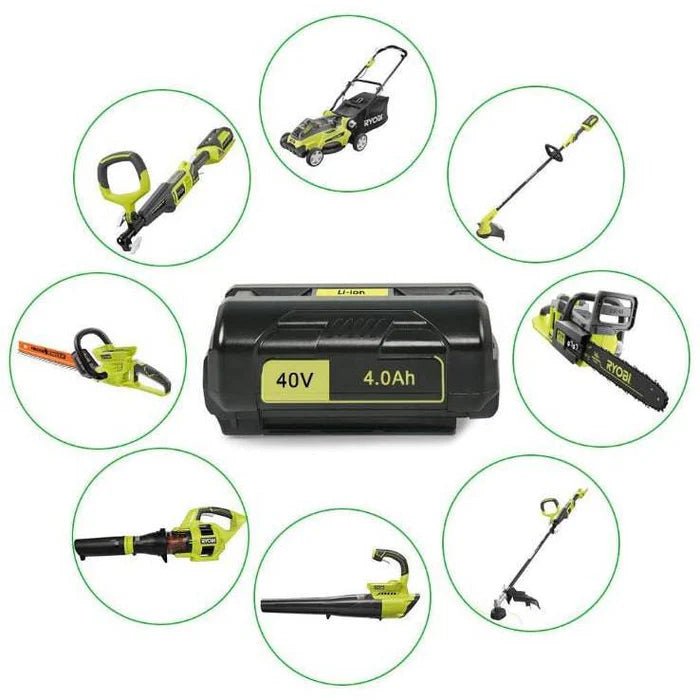 [Battery + Charger Combo] 40V & 36V Replacement Battery + Charger for Ryobi Cordless Power Tools - Office Catch