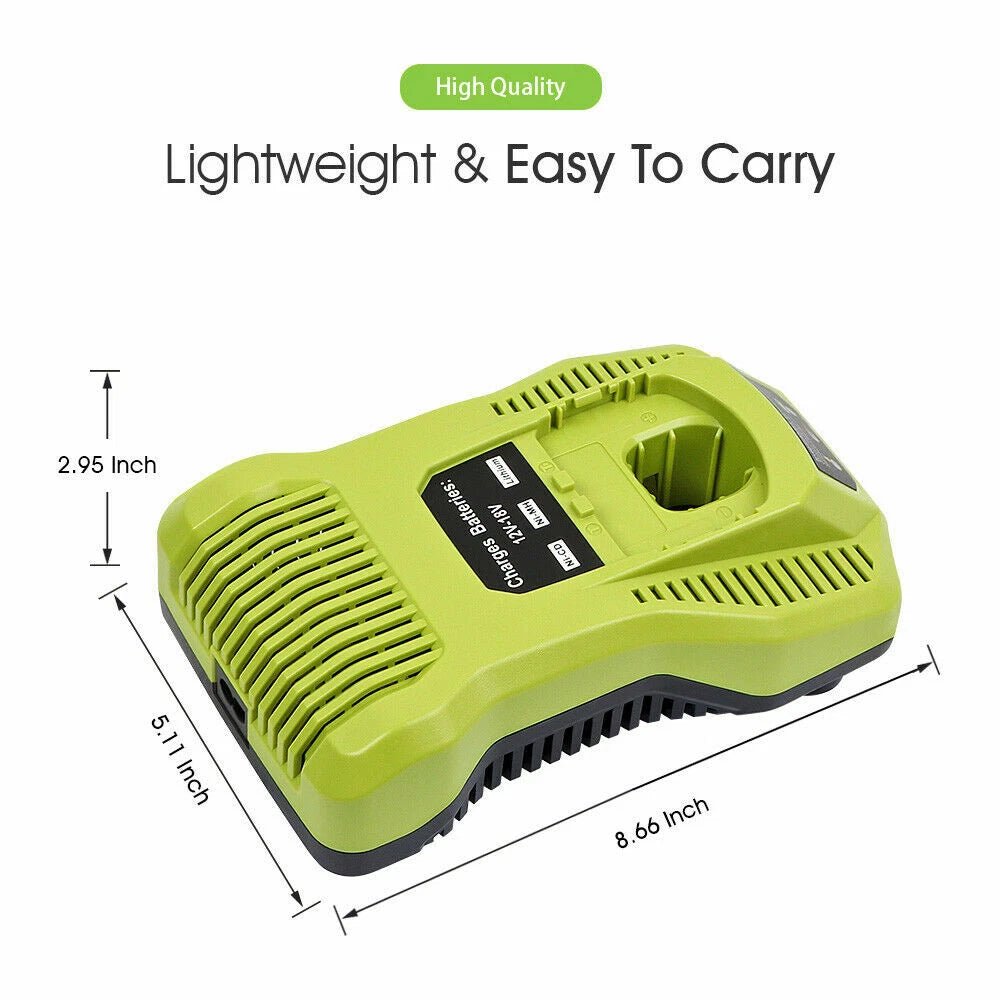 Battery Charger P117 For Ryobi One + Plus P108 Li - ion Ni - cad Ni - mh 12V - 18V New - Office Catch