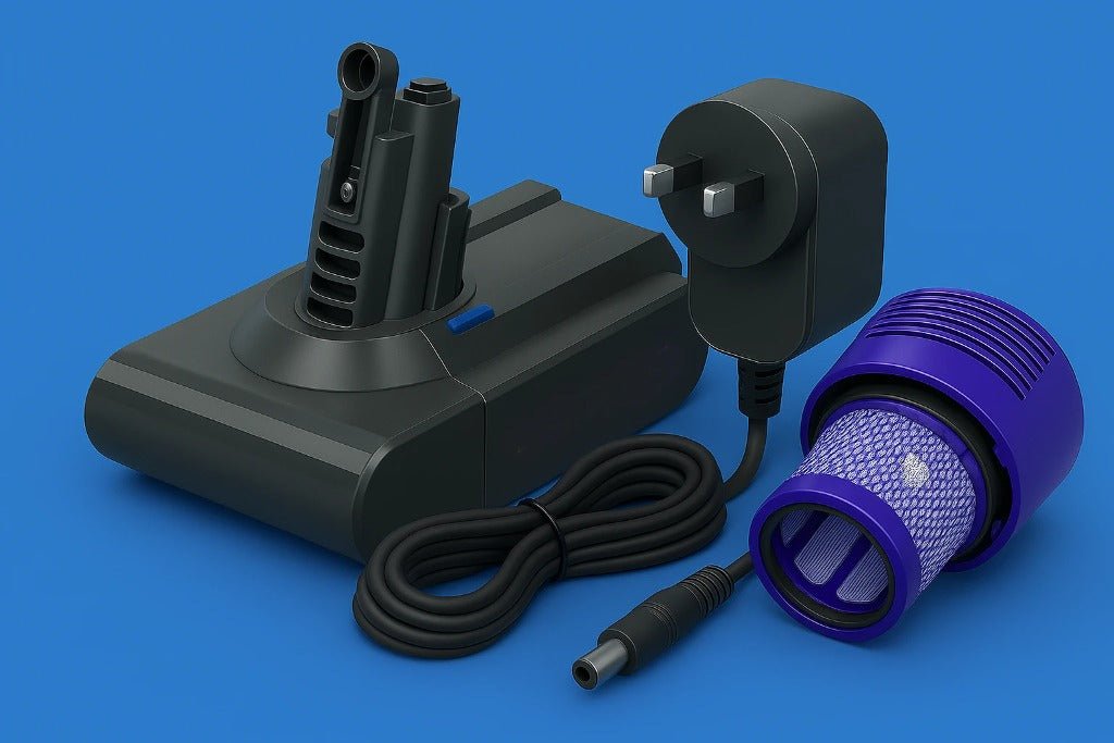 Dyson V10 Replacement Battery, Charger & HEPA Filter – Fits SV12/SV27/Animal/Absolute/Motorhead – Long Runtime + Fast Charging - Office Catch