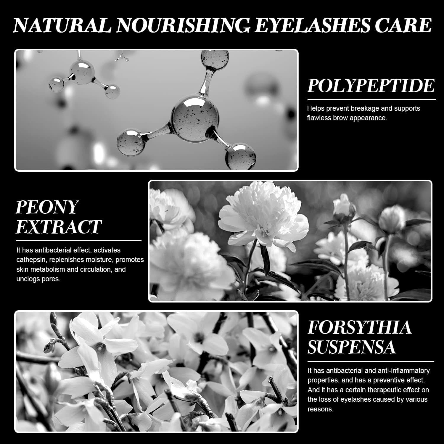 Eyelashes Enhancing Serum, Natural Formula Growth Serum, Results in 3 - 4 Weeks for Longer, Thicker, and Fuller Eyelashes. 5ML - Office Catch