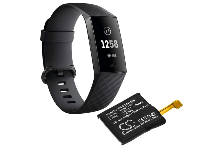 Fitbit Charge 3 Fitness Activity Tracker Replacement Battery - Office Catch
