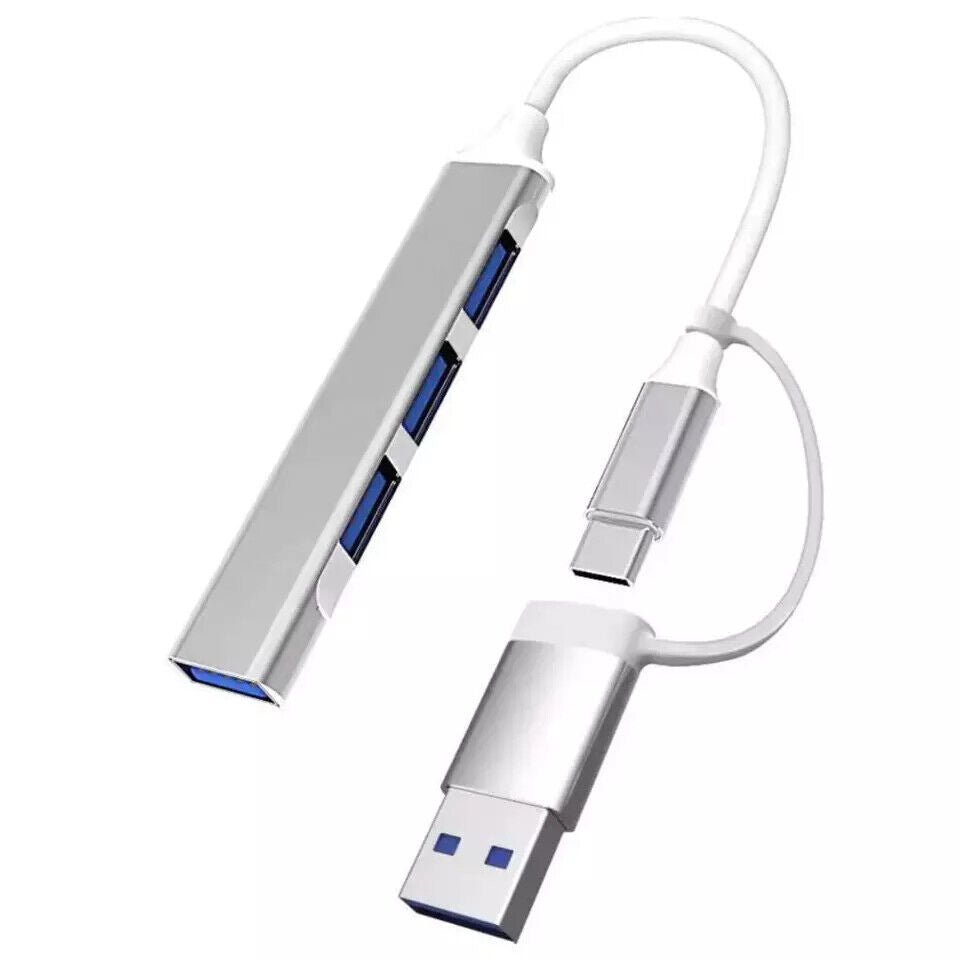 Hover to zoom Have one to sell? Sell it yourself Multi USB 3.0 Hub 4 Port High Speed Slim Compact Expansion Smart Splitter Type - C - Office Catch