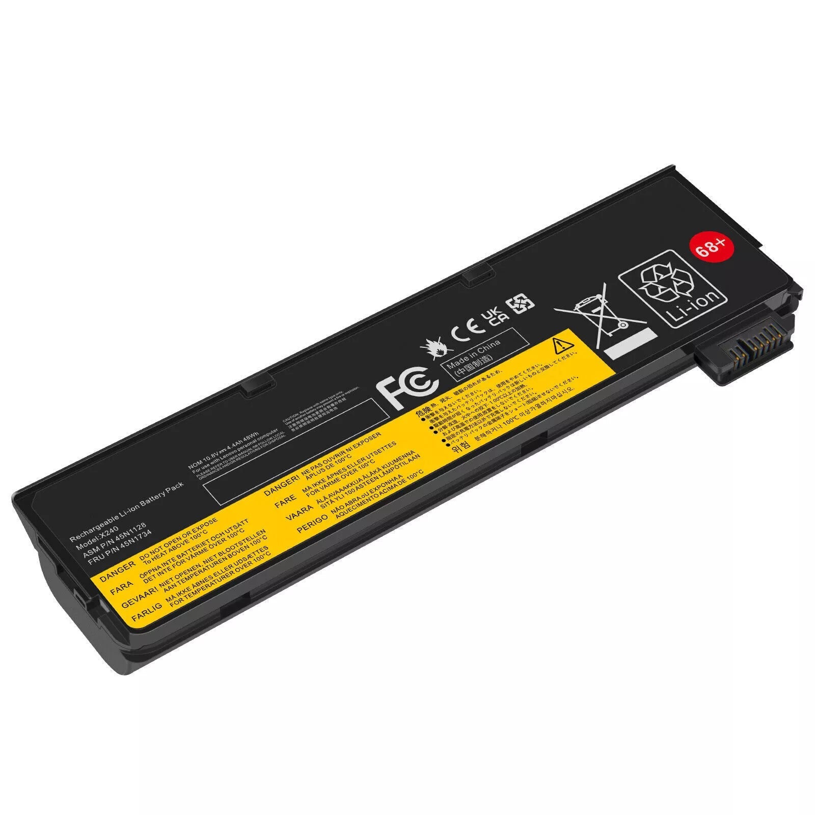 Lenovo ThinkPad Battery – Compatible with T440, T440S, T450S, X240, X240S, X250, X260, and X270 (48Wh) - Office Catch