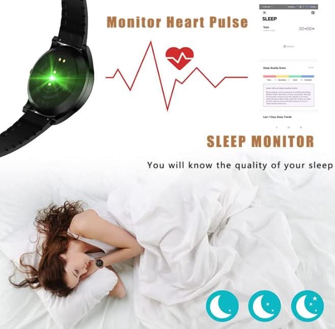 Men’s IP67 Waterproof Smartwatch with Full Touch Screen, Heart Rate & Activity Monitor - Office Catch