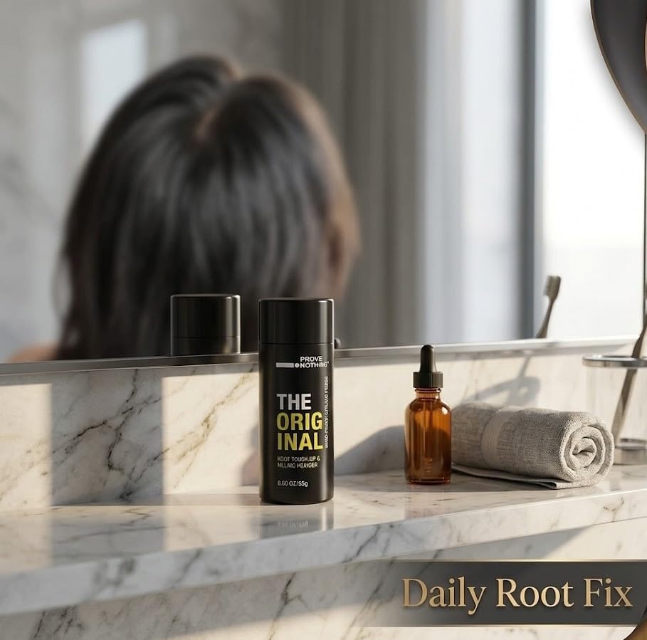 PROVE NOTHING Hair Fibres (28g) Instantly Fuller, Thicker Look Windproof & Sweatproof | Women and Men | Designed in Australia (BLACK) - Office Catch