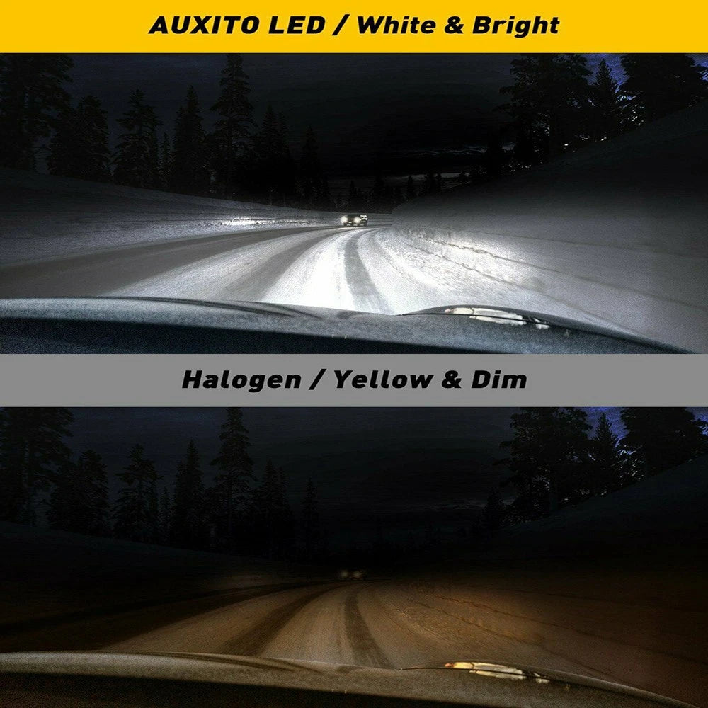 2x H11/H9/H8 LED Headlights with Plug-and-Play Design