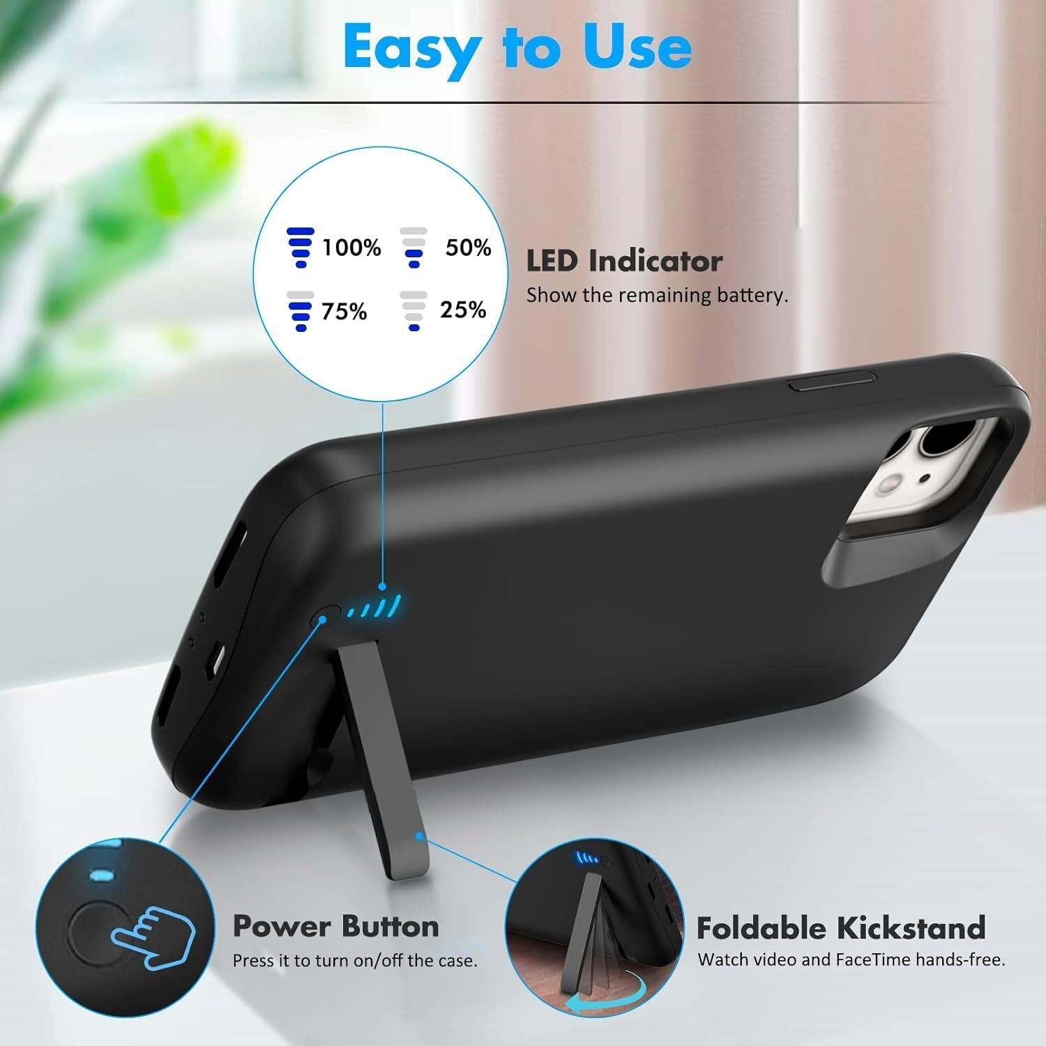 Smart Battery Case For iPhone 11 Pro Max Power Bank Charger Cover - Office Catch