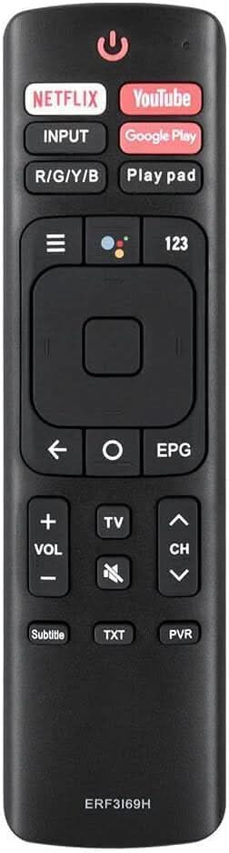 TAVICE 2 PACK ERF3I69H Remote Control for HISENSE TV 50RG 55RG 65RG RG SERIES ERF3169H - Office Catch