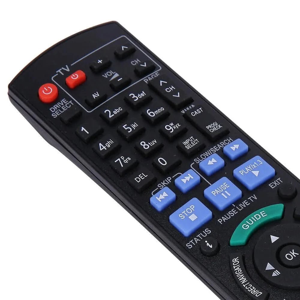 TAVICE 2 PACK For PANASONIC Replacement Remote Control TV DVD Blue Ray DMP - BD75 DMP - BD755 IR6 - Office Catch