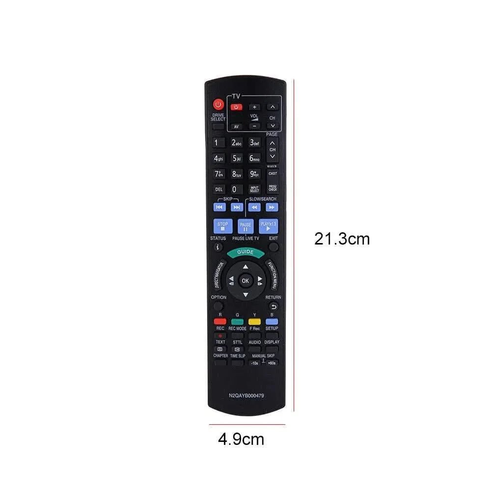 TAVICE 2 PACK For PANASONIC Replacement Remote Control TV DVD Blue Ray DMP - BD75 DMP - BD755 IR6 - Office Catch