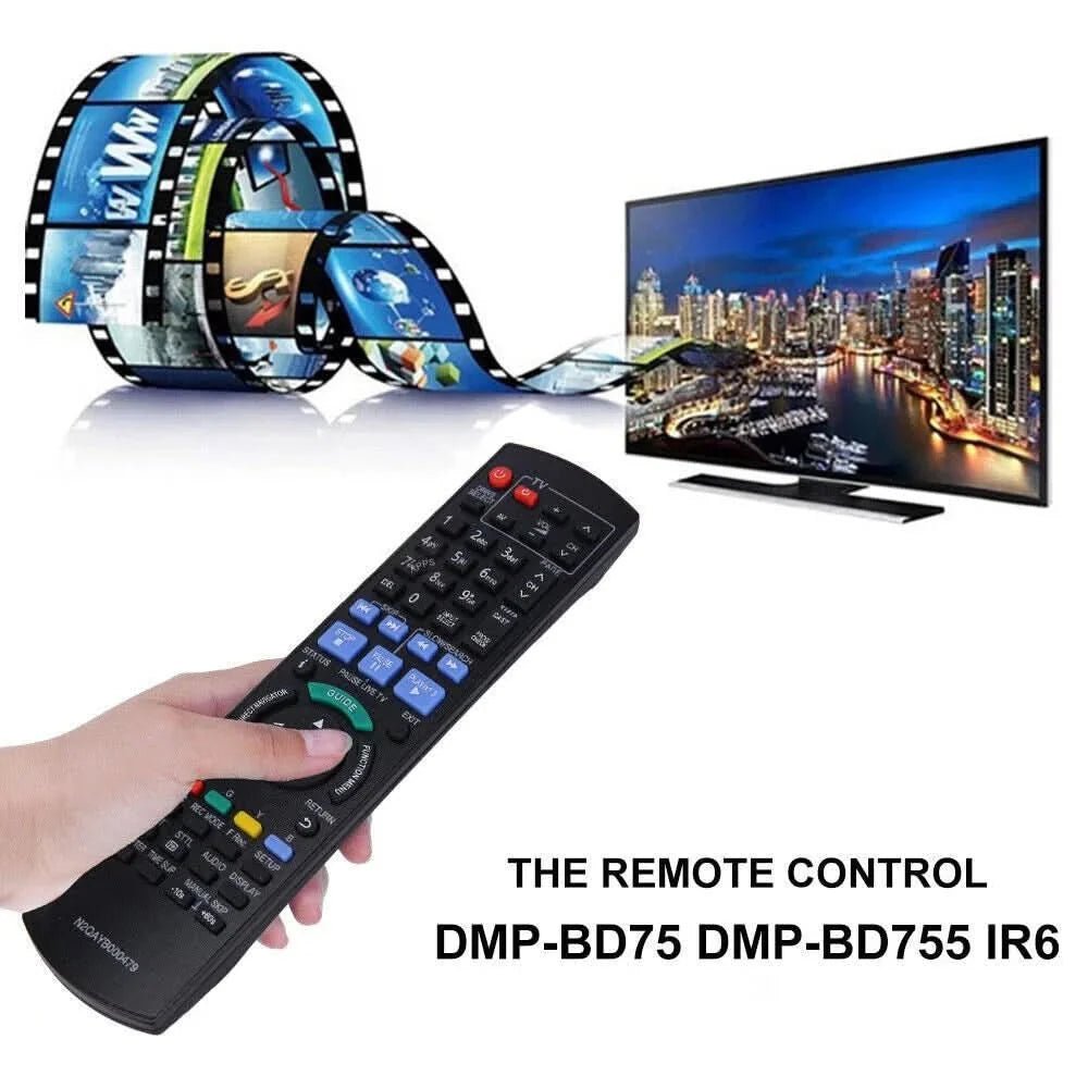 TAVICE 2 PACK For PANASONIC Replacement Remote Control TV DVD Blue Ray DMP - BD75 DMP - BD755 IR6 - Office Catch