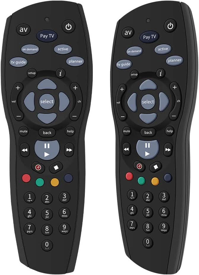 TAVICE 2 PACK Foxtel Remote Control Compatible Replacement Standard Q IQ2 IQ3 IQ4 HD - Office Catch