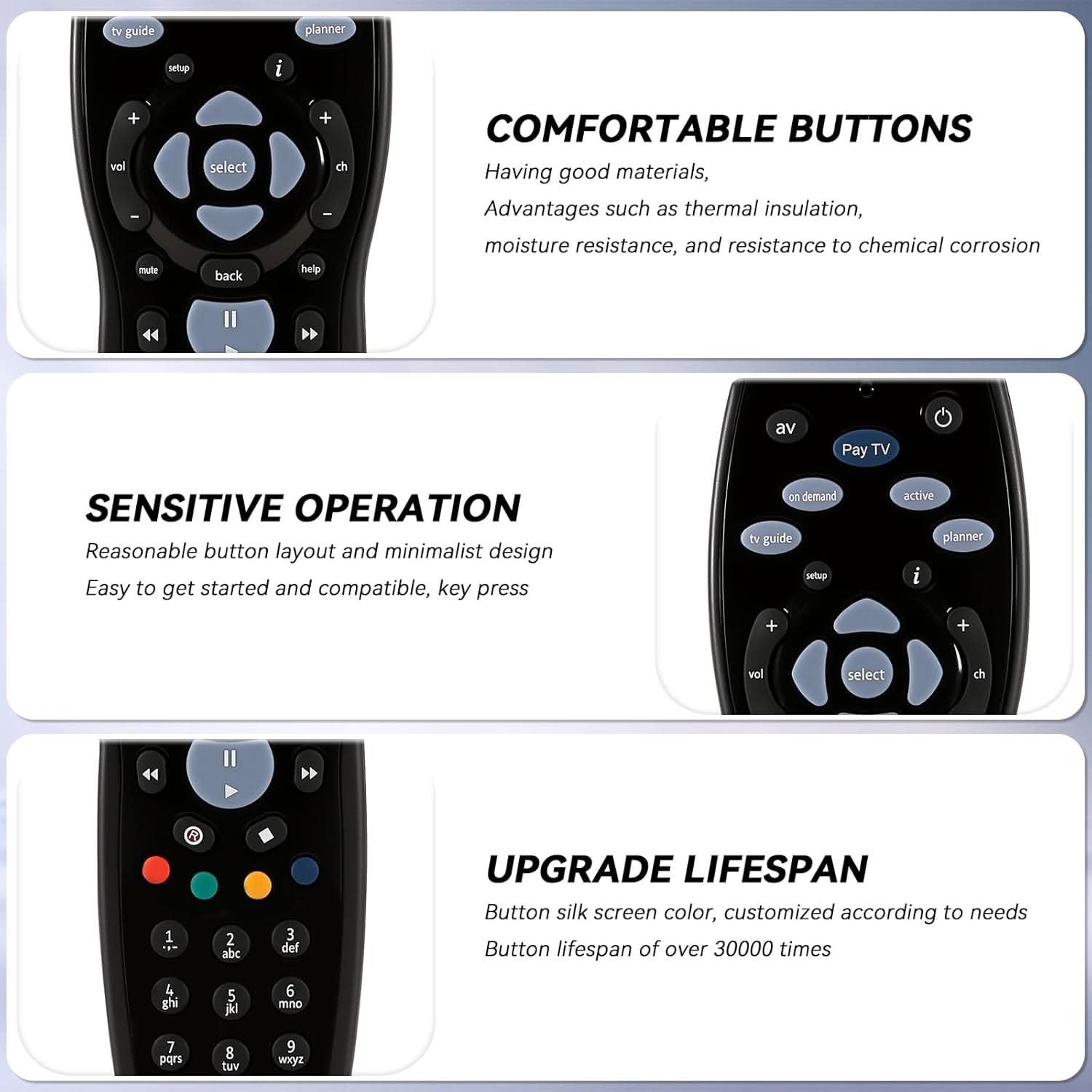TAVICE 2 PACK Foxtel Remote Control Compatible Replacement Standard Q IQ2 IQ3 IQ4 HD - Office Catch