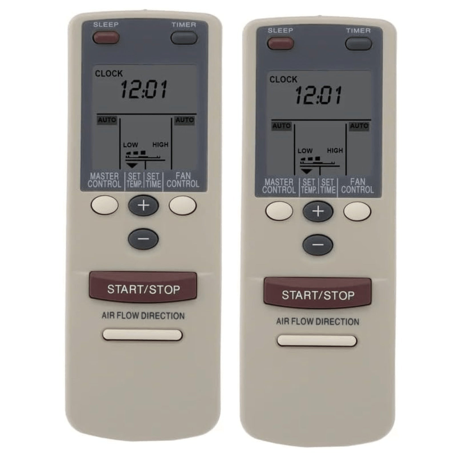 TAVICE 2 PACK Replacement Rinnai YKR-L/101E, Akai AK-9000WIFI Air Conditioner Remote Control - Office Catch