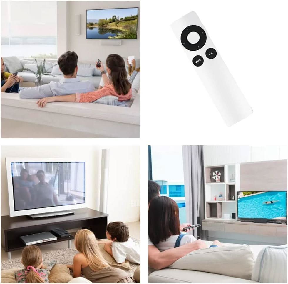 TAVICE 2 PACK Replacement Universal Infrared Remote Control Compatible For Apple TV1/TV2/TV3 - Office Catch