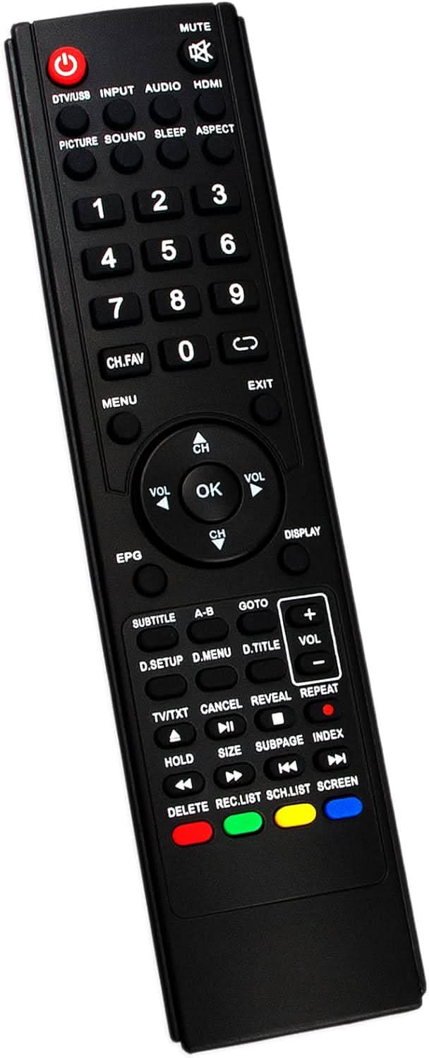 TAVICE 2 PACK TEAC TV Compatible 0118020315 Remote Control FOR LCDV2656HDR LCDV3256 - Office Catch