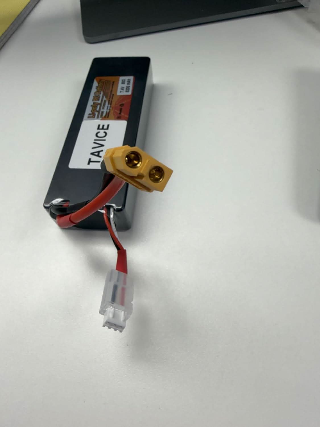 TAVICE 2S LiPo Battery 7.4V 5200mAh 80C Hard Case with T Connector Compatible with RC Cars, Trucks & Vehicles - Office Catch