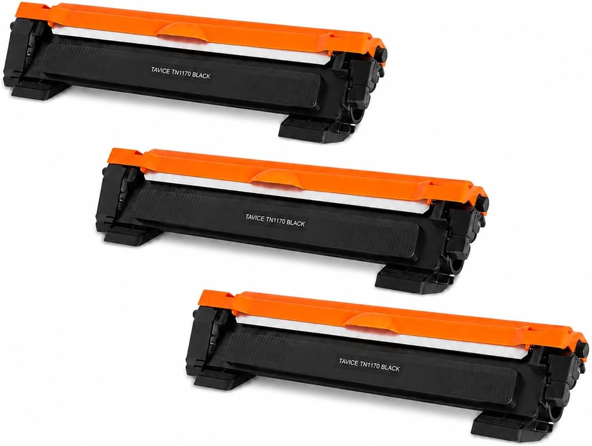 TAVICE 3 Pack TN1170 Toner Cartridges Compatible with Brother HL-L1230W and DCP-L1630W Printers, Black - Office Catch