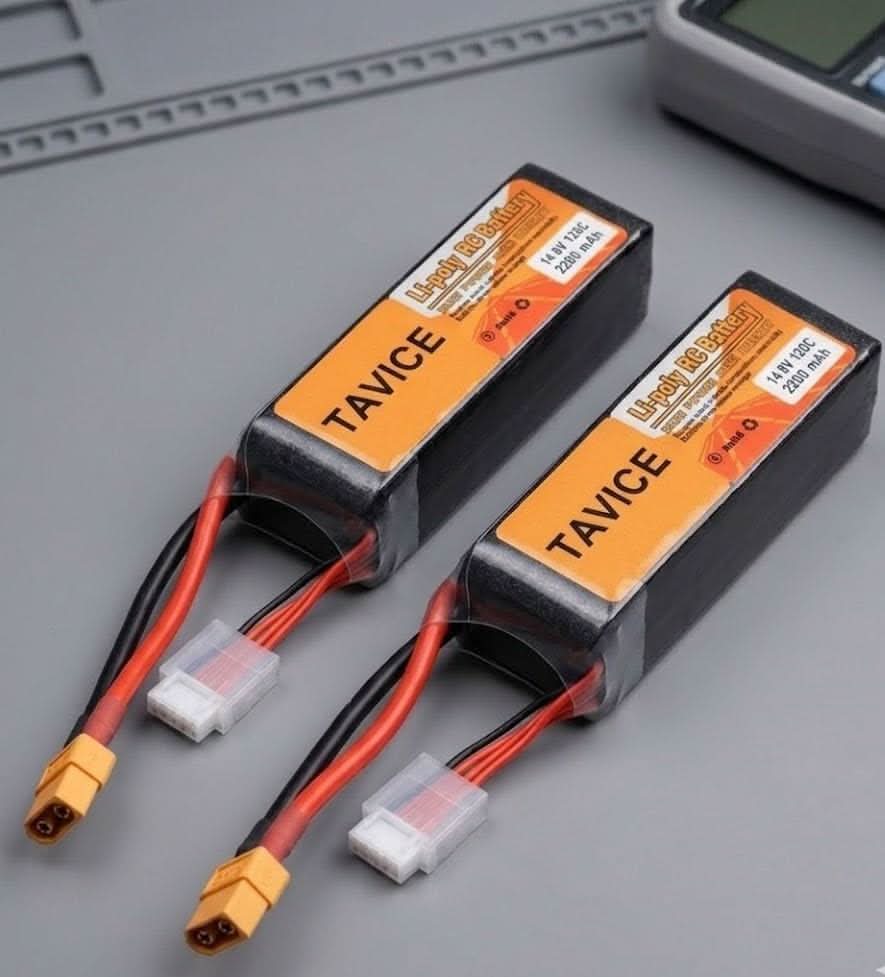 TAVICE 4S LiPo Battery 14.8V 2200mAh 120C with XT60 Connector Compatible with RC Drone, FPV, Quadcopter & Helicopter - Office Catch