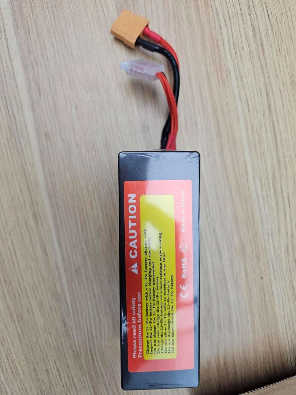 TAVICE 4S LiPo Battery 14.8V 7200mAh 120C with XT90 Connector Compatible with RC Cars, Trucks & Racing Models - Office Catch