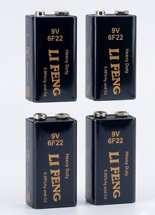 TAVICE 9V Lithium - ion Batteries (6F22), Replacement for Multiple 9V Devices, Long - Lasting Battery – 4 Pack - Office Catch